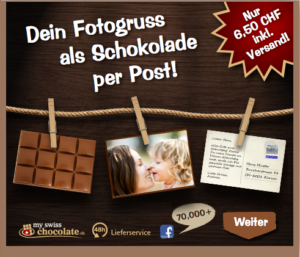 Bei Facebook die Gruß-Schokolade bestellen (Blog Travel on Toast)