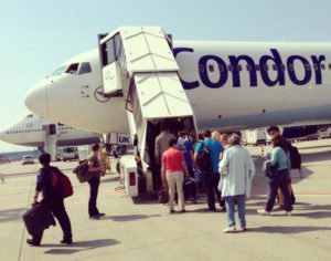 Mexiko-Flug mit Cockpit Besuch