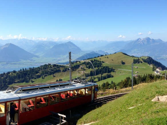 Luzern - Zahnradbahn auf die Rigi