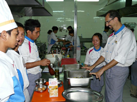 Küche der Don Bosco Hotel School