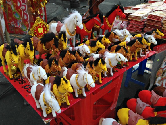 Pferde-Deko zum Tet Festival