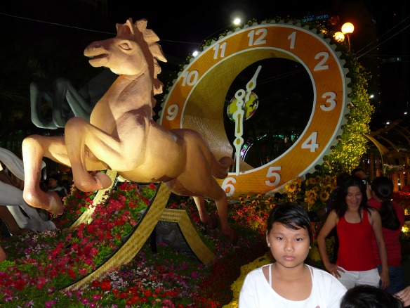 Pferde beim Tet Festival