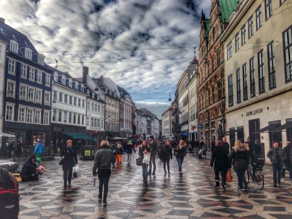 Einkaufsstrasse in Kopenhagen