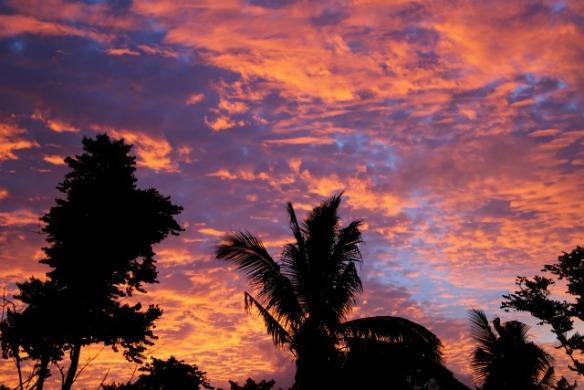 Samoa - Sonnenuntergang