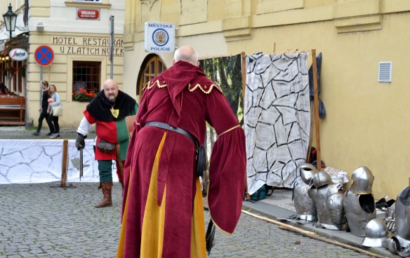 Foto 14a - Ritter üben für ihr Turnier in Prag