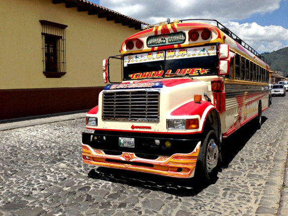 22 Guatemala - Antigua Guatemala - Chicken Bus