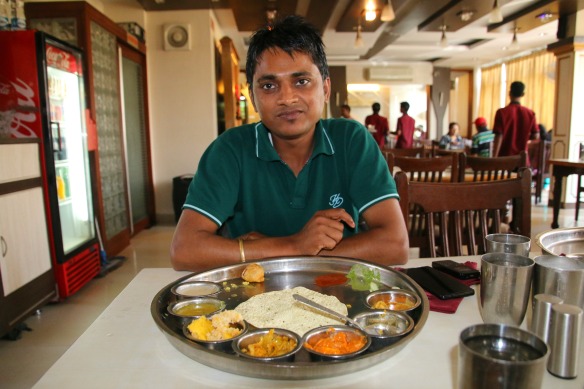 Thali Essen in Indien