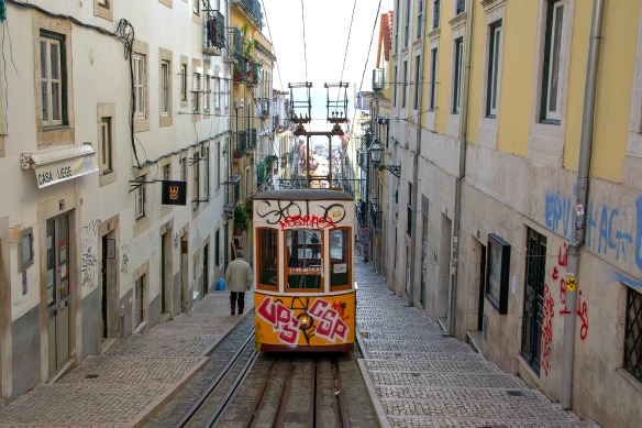 Lissabon Portugal Tram