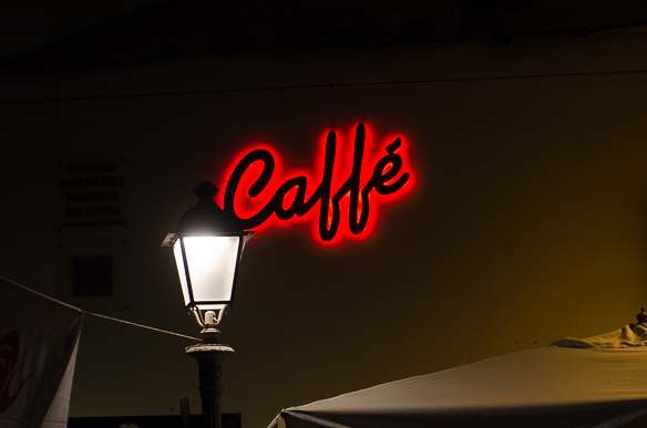 Cafe auf Sizilien