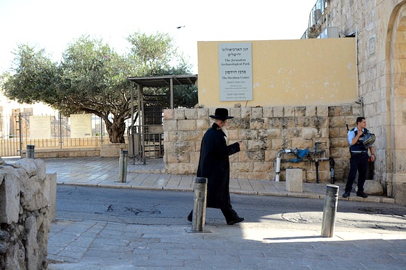 Auf der Straße in Jerusalem