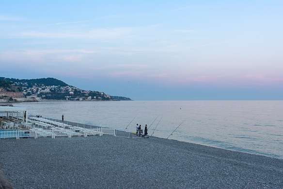Sonnenuntergang in Nizza