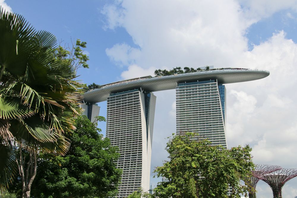 Marina Bay Sands Hotel in Singapur