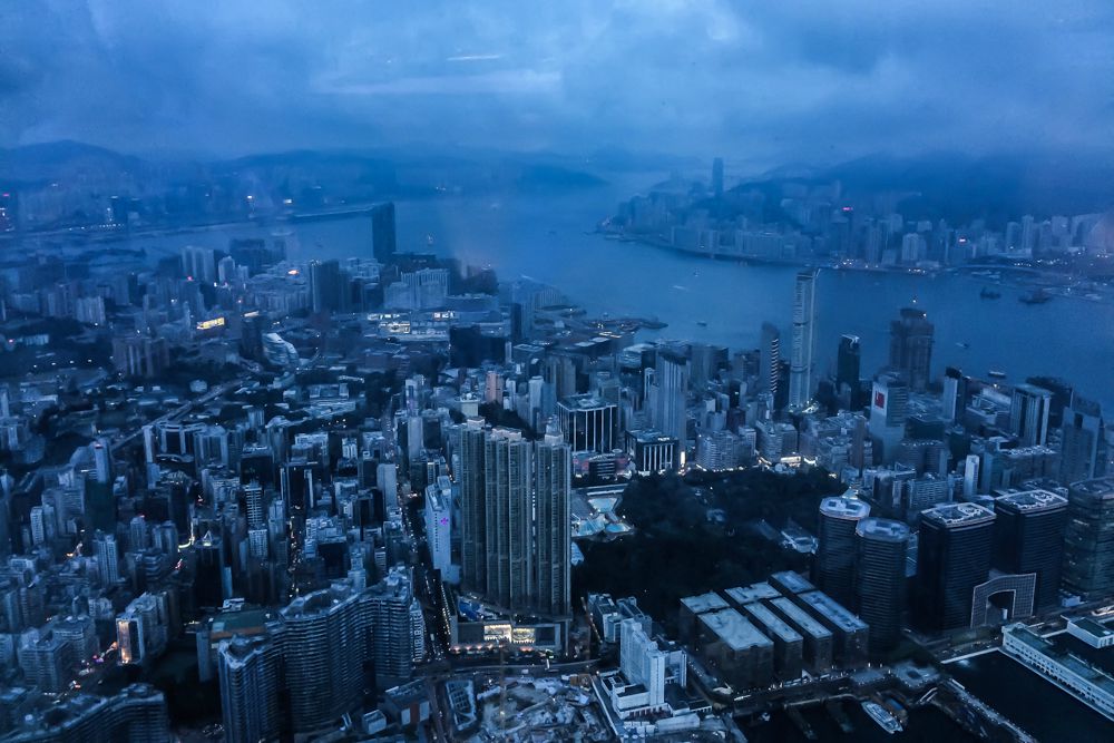 Höchste Bar der Welt Hongkong