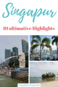 Die schönsten 10 Singapur Highlights: Die besten Sehenswürdigkeiten und Geheimtipps - etwa der höchste Infinity Pool der Welt, Gardens by the Bay, Merlion, Orchard Road, Sentosa und gigantisch gutes Essen. #Singapur #Asien #Geheimtipps #Insidertipps #Reise #Urlaub