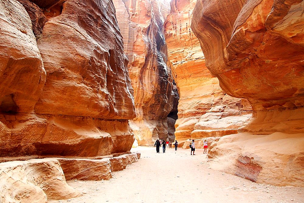 Reiseblogger bei Petra in Jordanien