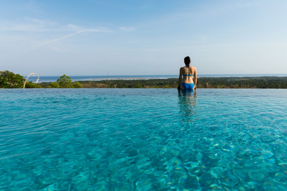 Infinity Pool auf Bali Indonesien