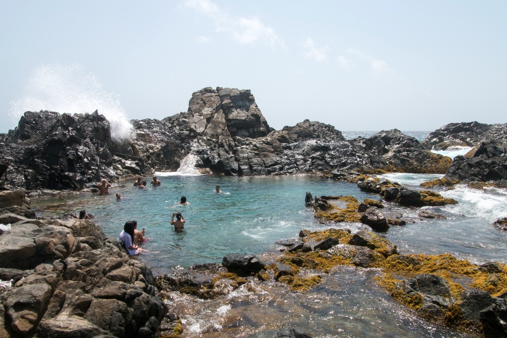 Natural Pool Aruba Karibik