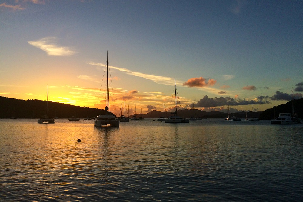 Sunset Sail Yacht British Virgin Islands