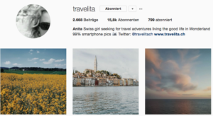Travelita auf Instagram