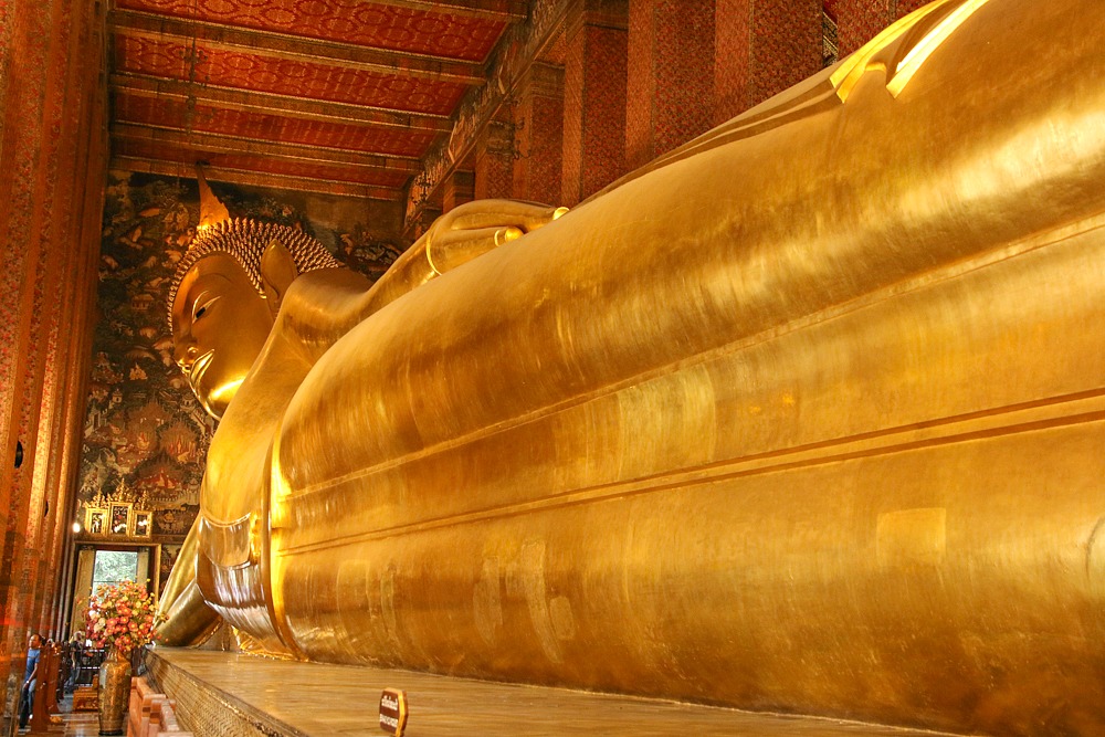 Bangkok Wat Pho Liegender Buddha Reiseblog