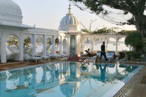 Taj Lake Palace Hotel in Udaipur, Indien