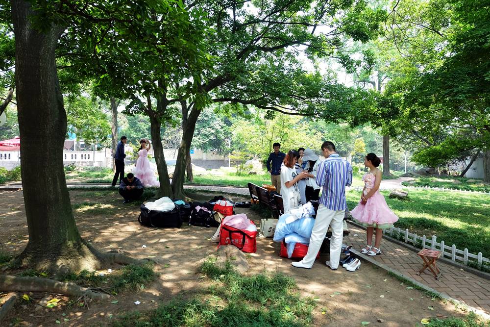 13_Hochzeit Park Qingdao Shandong China