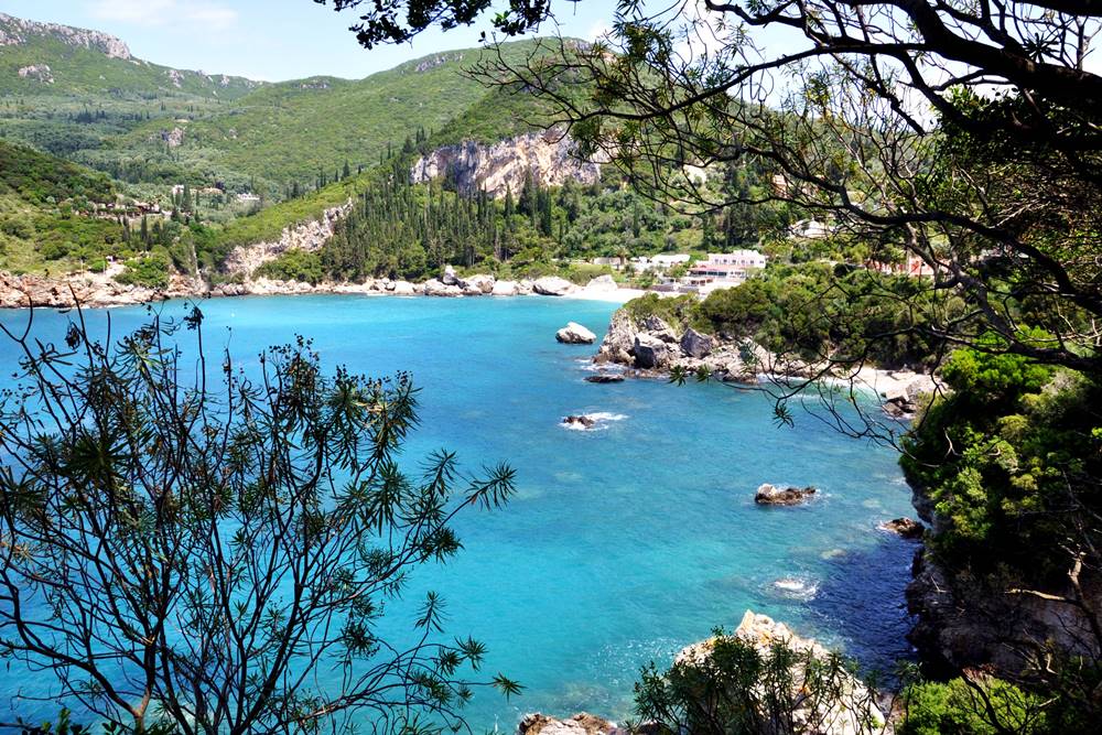 22_Liapades Blick auf Bucht Korfu Griechenland