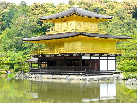 Japan Kyoto Kinkaku-ji Golden Pavilion Weltreise