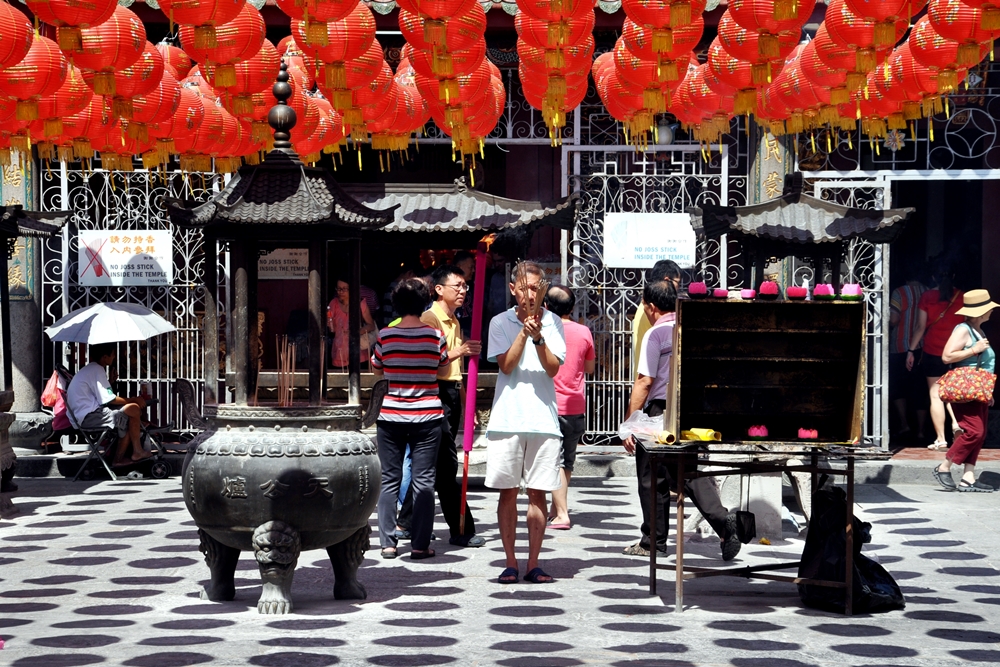 5 Lampions Kuan Yin Teng Tempel George Town Penang Malaysia