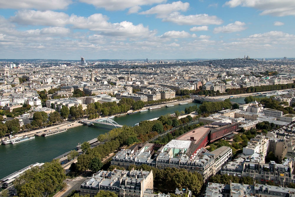 Paris Ausblick Eiffelturm