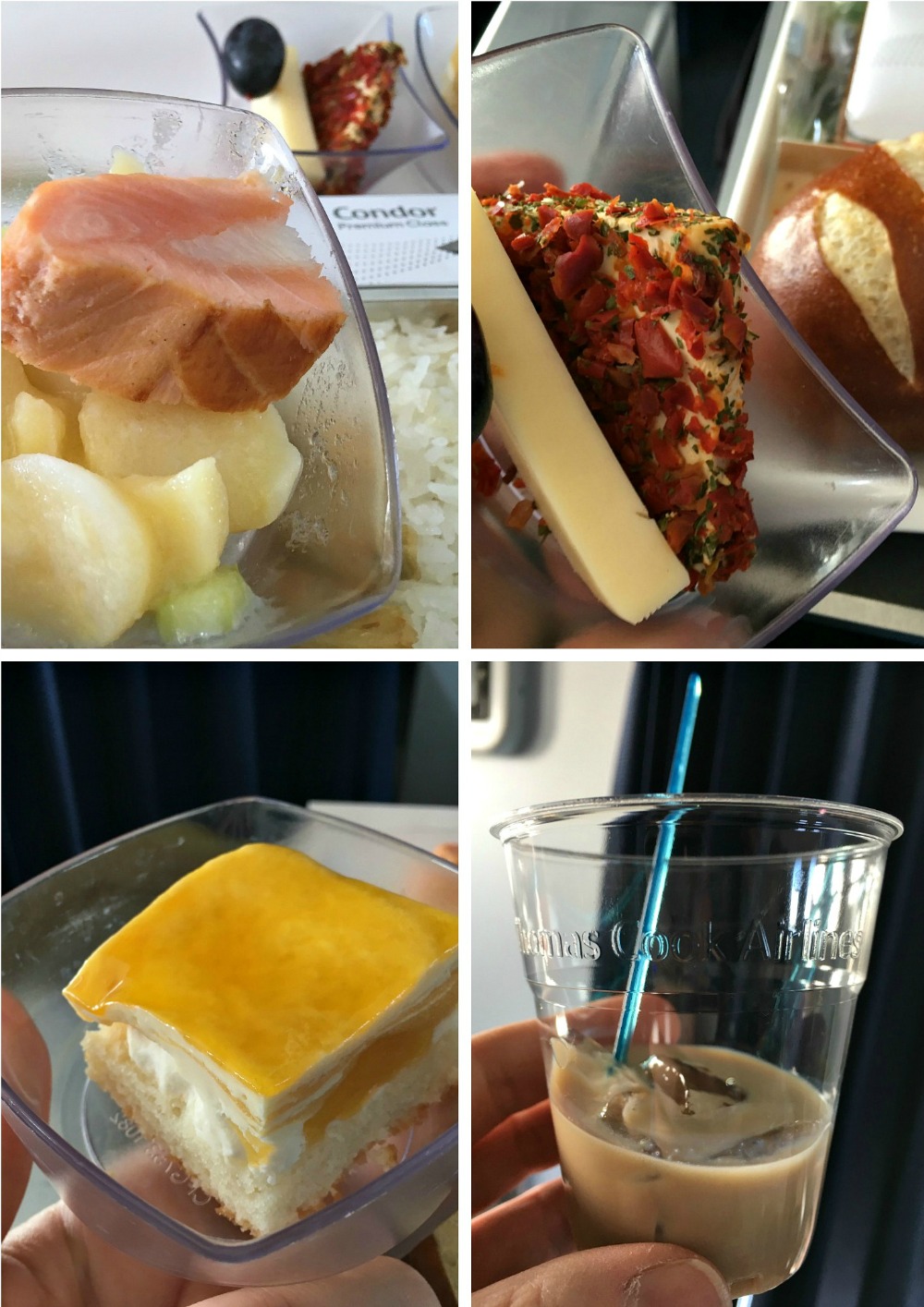 Premium Menü: Essen in der Condor Premium Class