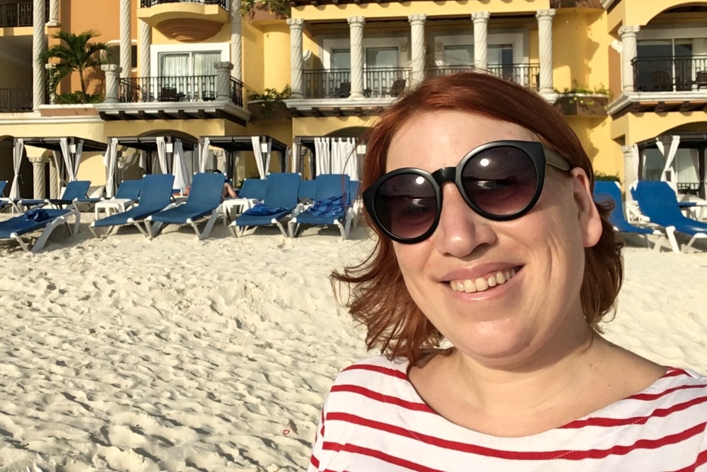 Reiseblogger Anja Beckmann in Playa del Carmen, Mexiko