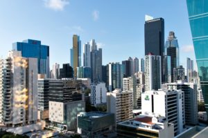 Wokenkratzer in Panama Stadt