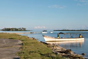 Boot bei den San Blas Inseln