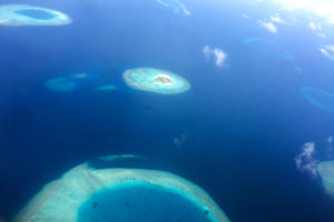 Blick auf die Malediven