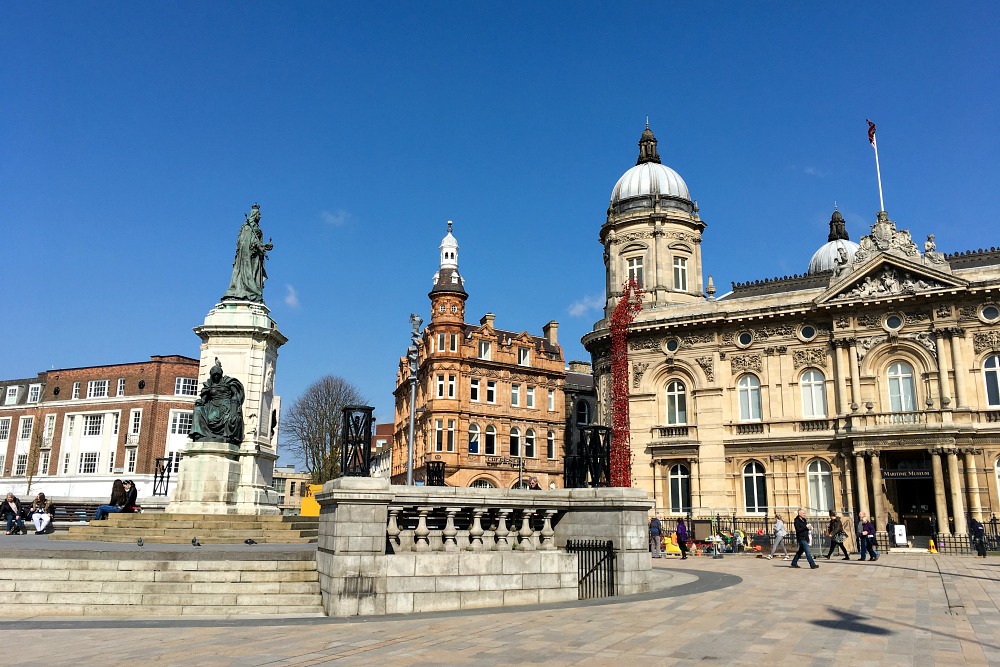 Queen Victoria Square in Hull