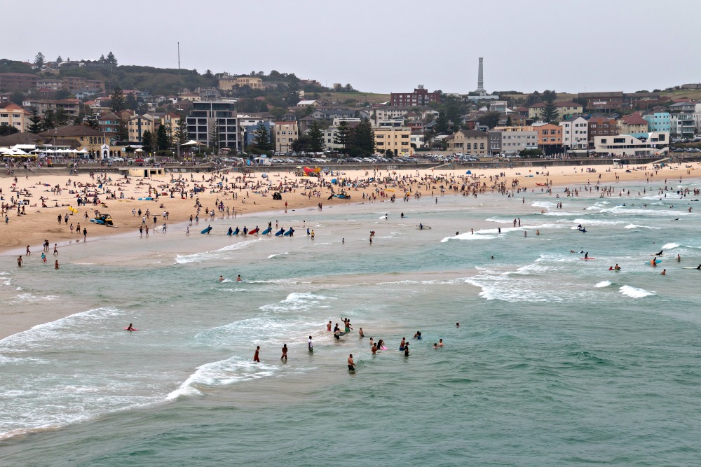 Bondi Beach in Sydney, Australien