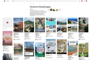 Pinterest Gruppenboard Deutsche Reiseblogger
