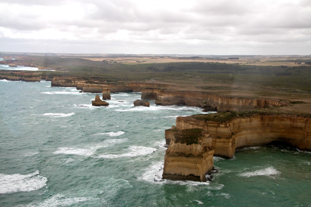 Hubschrauberrundflug über den Twelve Apostles