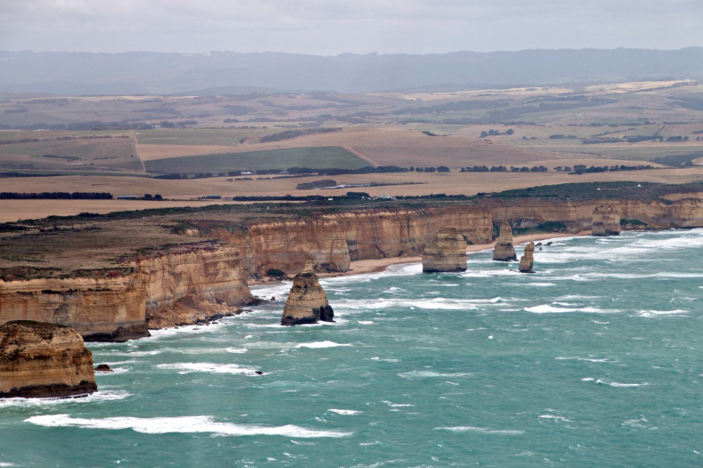 Hubschrauberrundflug über den Twelve Apostles