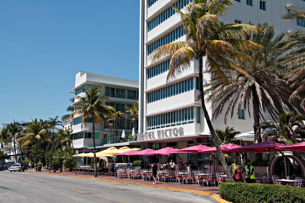 Dreharbeiten am Ocean Drive