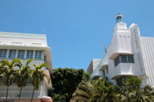 Art Deco Viertel in Miami Beach