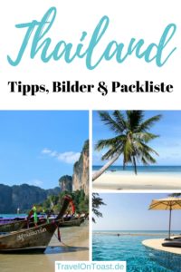 In diesem "Reiseblog Thailand" findet ihr eine Artikelsammlung etwa zur Packliste Thailand, zum Langstreckenflug, für das erste Mal im Land, zu den schönsten Reisezielen, Sehenswürdigkeiten, Aktivitäten, Stränden, Hotels und Restaurants.