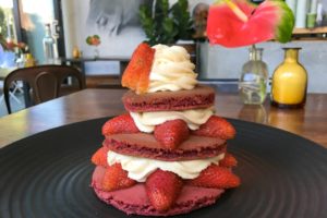 Red Velvet Pancakes in Sydney