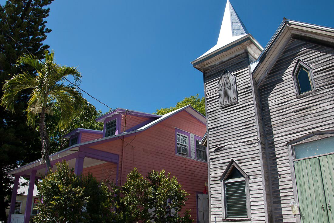 Holzhäuser in Key West Florida
