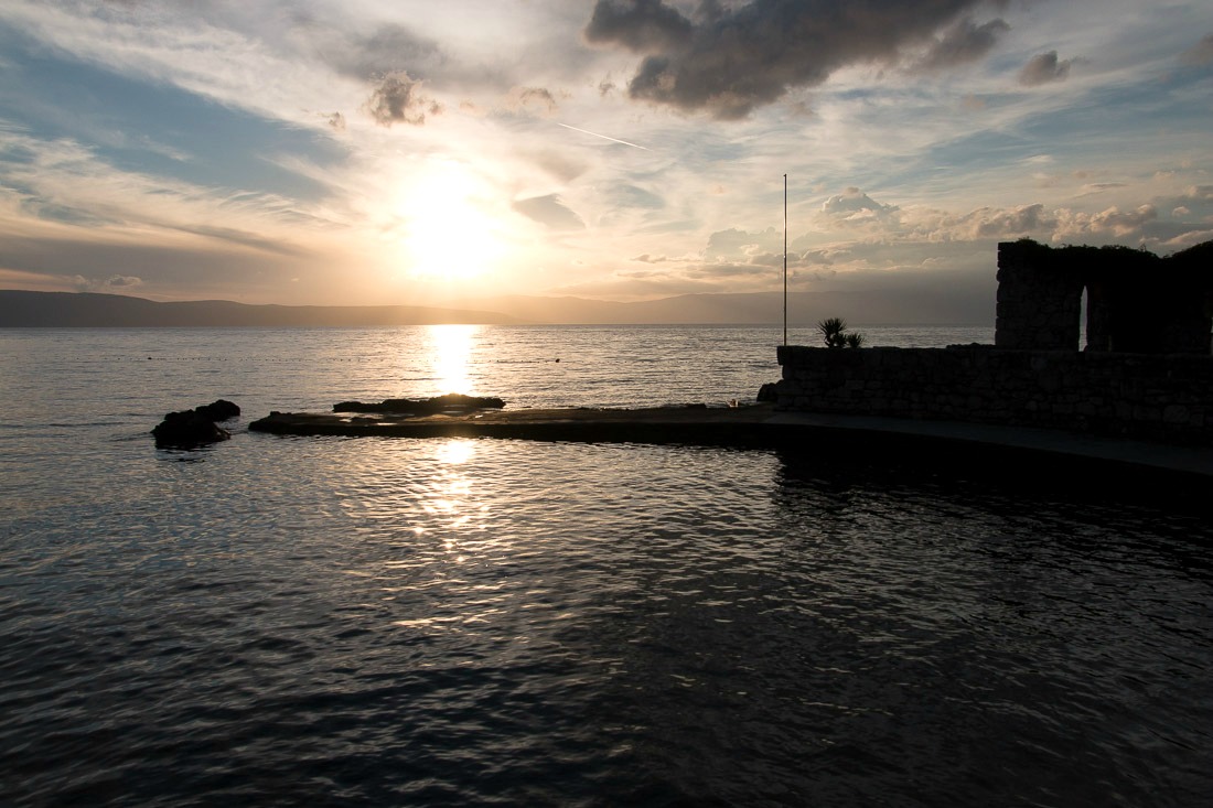 Sonnenuntergang in Kroatien