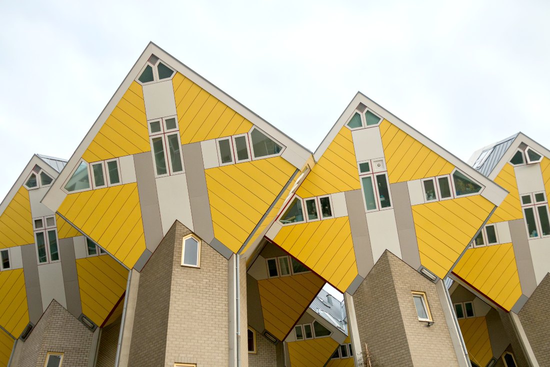 Kubushäusern in Rotterdam