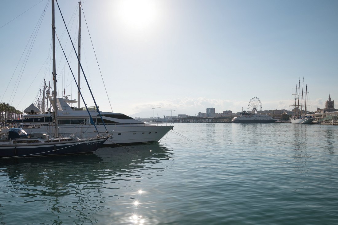 Hafen von Malaga