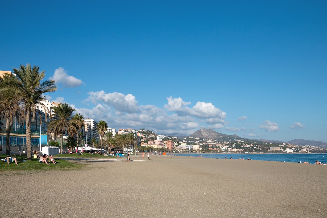Strand in Malaga
