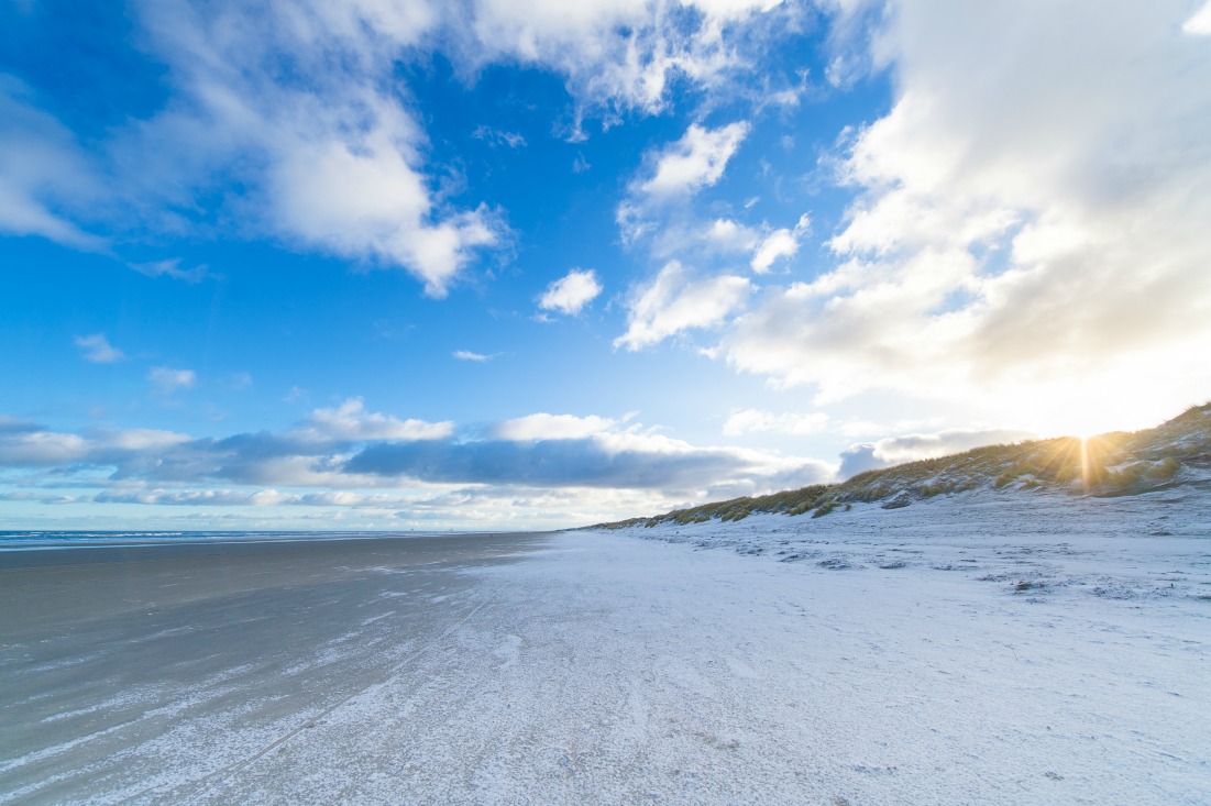 Strand von Ameland, Holland